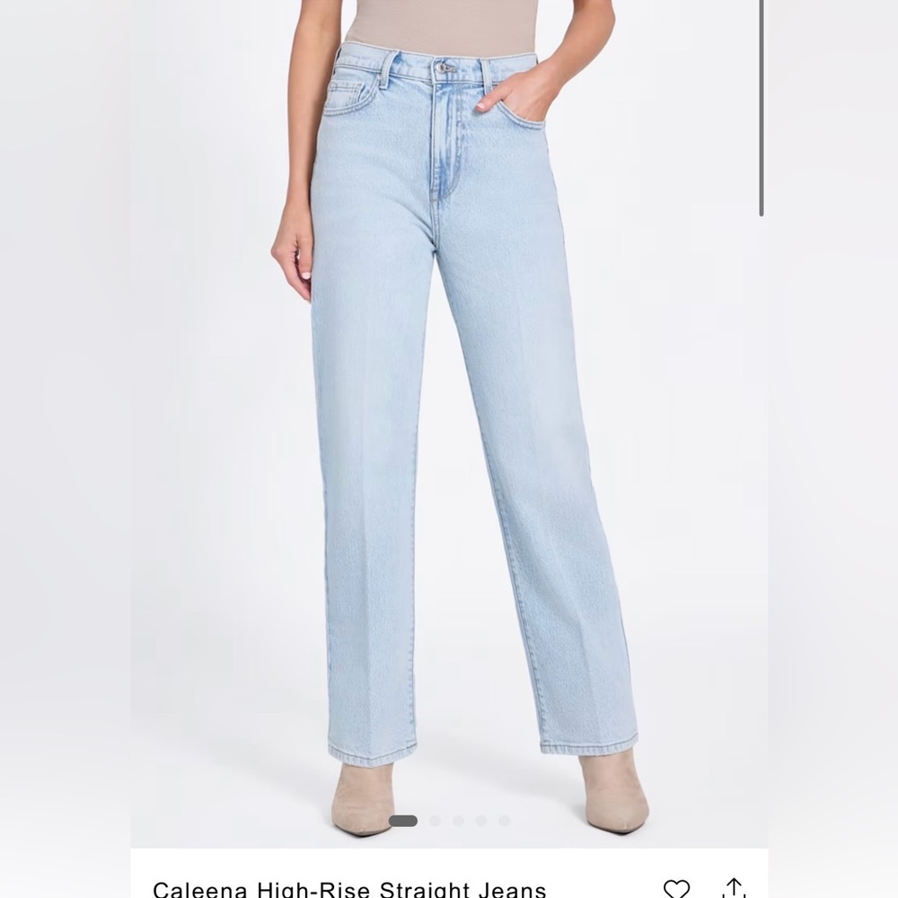 Guess Women's High Rise Light Blue Jeans